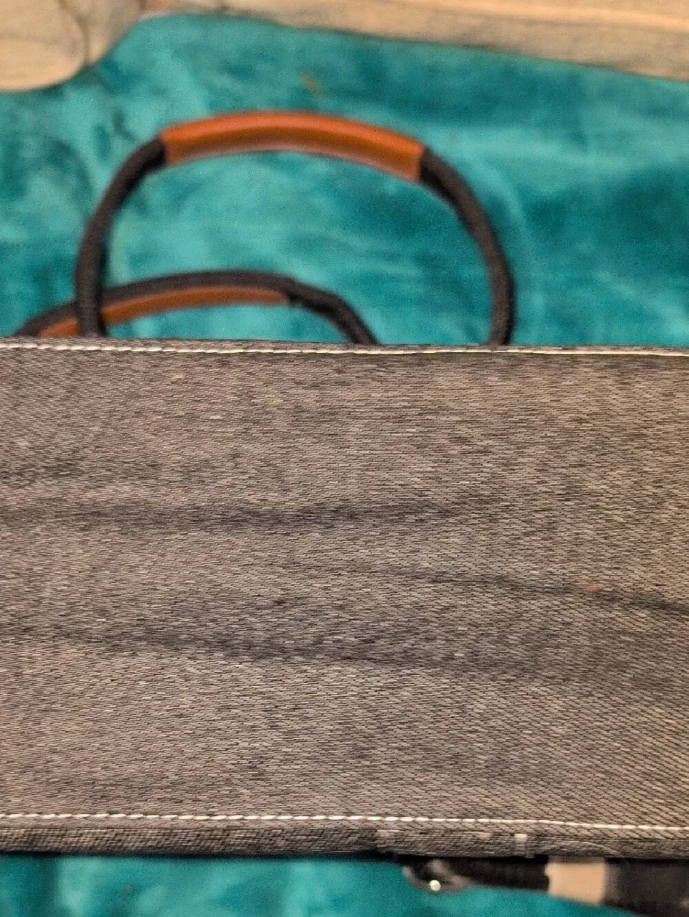 Black Canvas 'The Tote Bag' Tote With Crossbody Strap - NWT